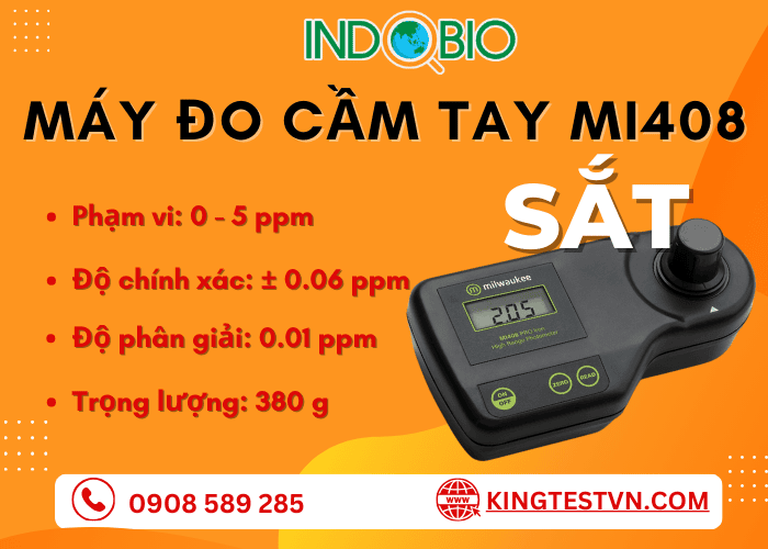 Máy quang cầm tay đo sắt trong nước Milwaukee MI408